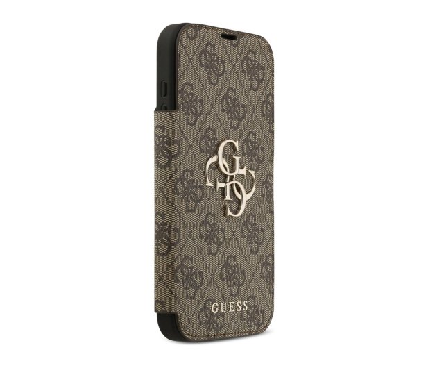 Guess Book 4G Metal Logo do iPhone 17 Pro Max brązowy - 1365519 - zdjęcie 2